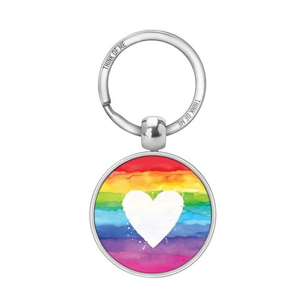 Thinkofme Μπρελόκ 3,6Cm Καρδιά Άσπρη