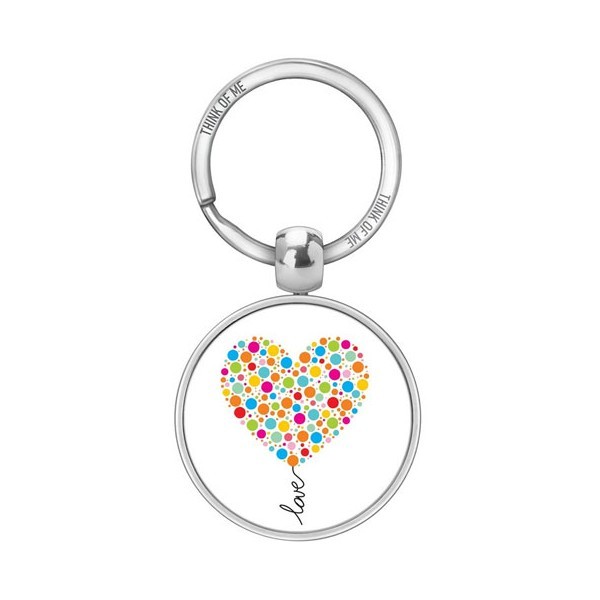 Thinkofme Μπρελόκ 3,6Cm Καρδιά Πολύχρωμη Love