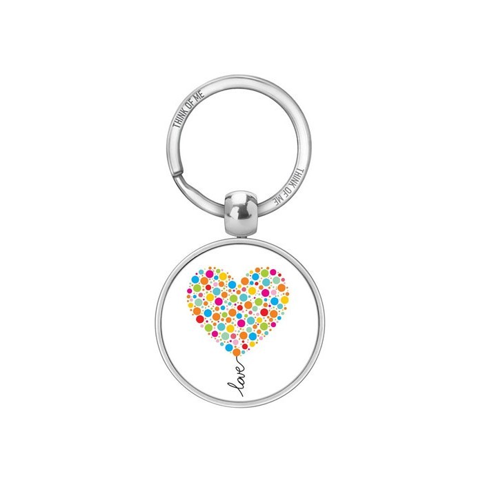 Thinkofme Μπρελόκ 3,6Cm Καρδιά Πολύχρωμη Love