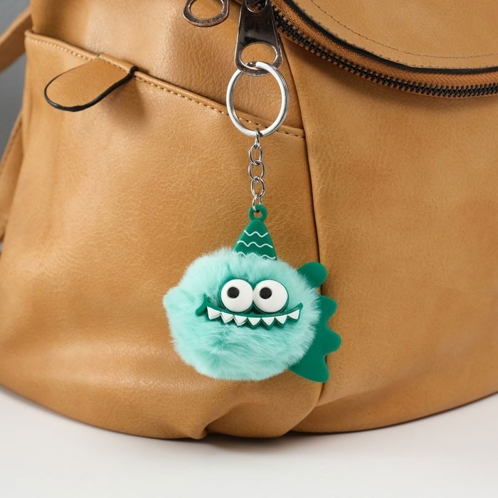 Cute Μπρελόκ-Χνουδωτό Τερατάκι Σε Διάφορα Χρώματα