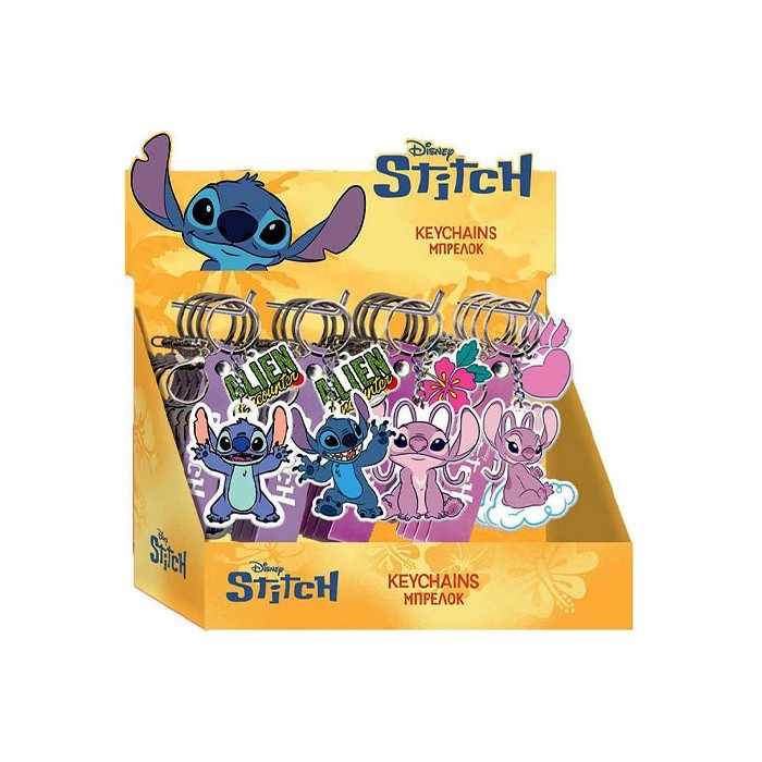 Stitch & Angel Μπρελόκ 