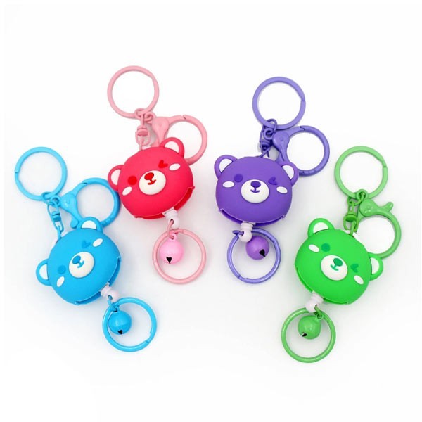 Baby Bear Πτυσσόμενο Παιδικό Μπρελόκ Κλειδοθήκη Αρκουδάκι Φούξια