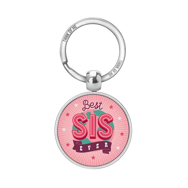 THINKOFME Μπρελόκ Best Sis 3,6cm