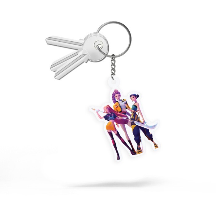 Huntrix Girls Μπρελόκ Plexiglass 5,5x7cm