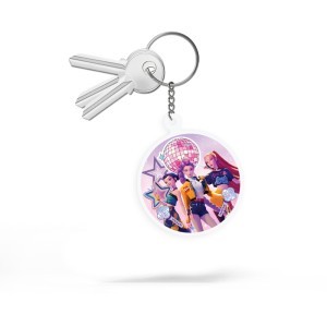 Huntrix Star Μπρελόκ Plexiglass 6x7cm