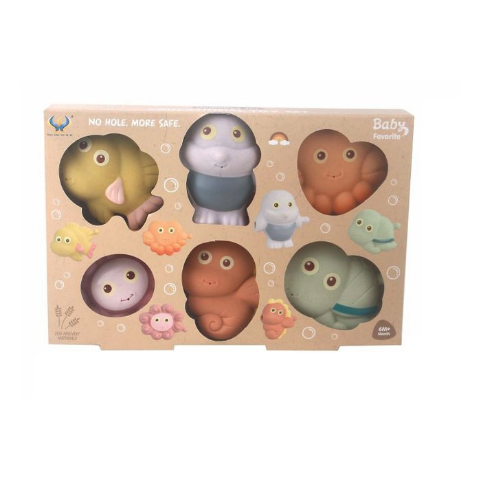 Baby Favorite Water Friends Παιχνίδι Μπάνιου για 6+ Μηνών Σετ 6 Τεμαχίων