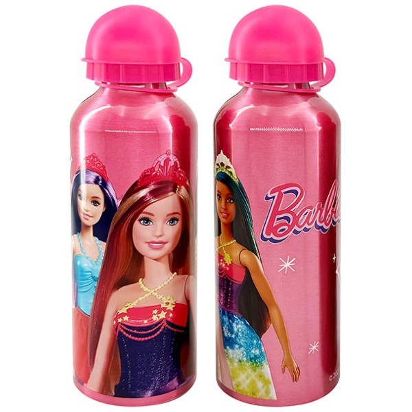 Barbie Παγούρι Μεταλλικό Barbie 21x6,5cm 500ml