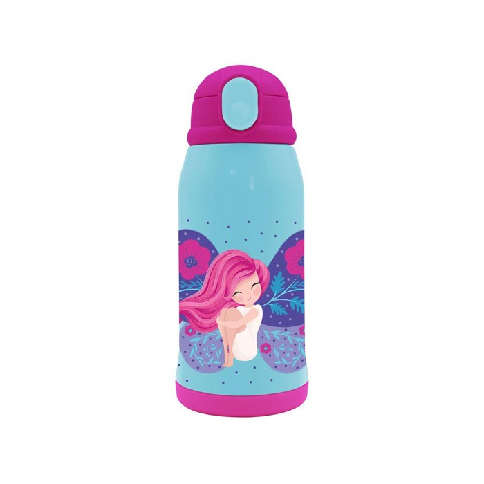 Must Παγούρι Ανοξείδωτο Θερμός Με Τσαντάκι 500ml Πεταλούδα