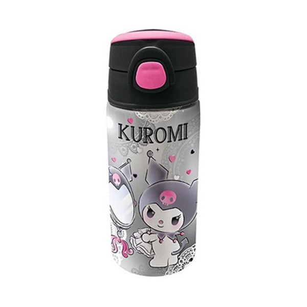 Dream Παιδικό Παγούρι Ανοξείδωτο Kuromi με Καλαμάκι 500ml  
