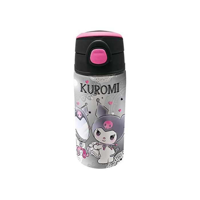 Kuromi Dream Παιδικό Παγούρι Ανοξείδωτο με Καλαμάκι 500ml   