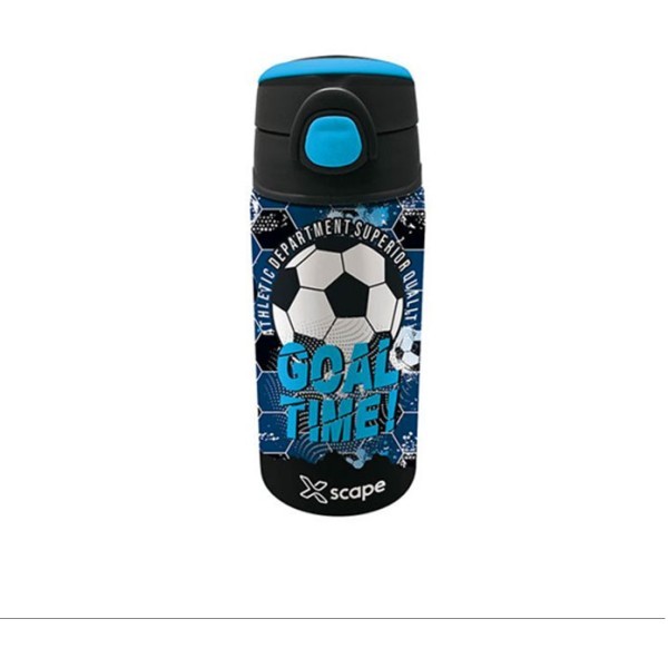 Goal Παιδικό Παγούρι Ανοξείδωτο Xscape 500ml με Καλαμάκι 