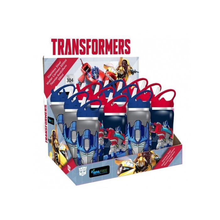 Transformers Παιδικό Παγούρι Ανοξείδωτο 500ml