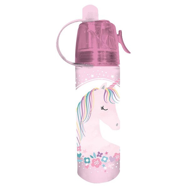 Must Unicorn Παγούρι 600ml Με Σπρέι Μονόκερος