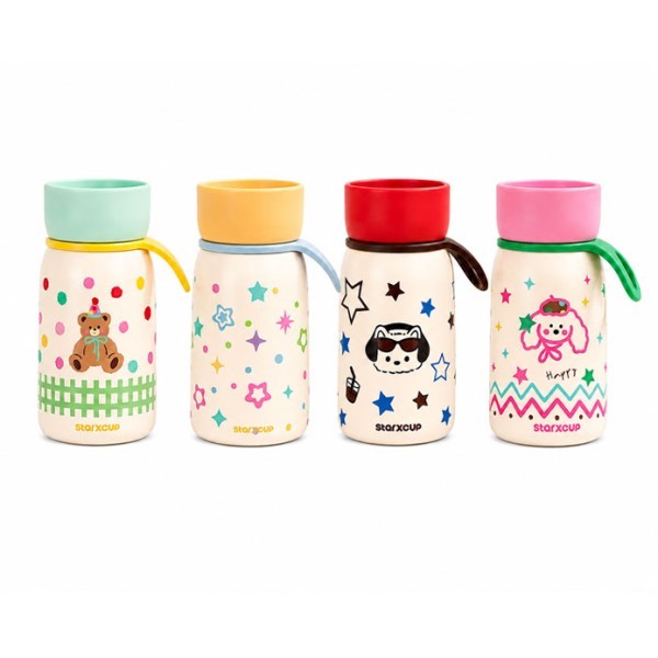 Starxcup Παιδικό Παγούρι Θερμός 350ml Κόκκινο