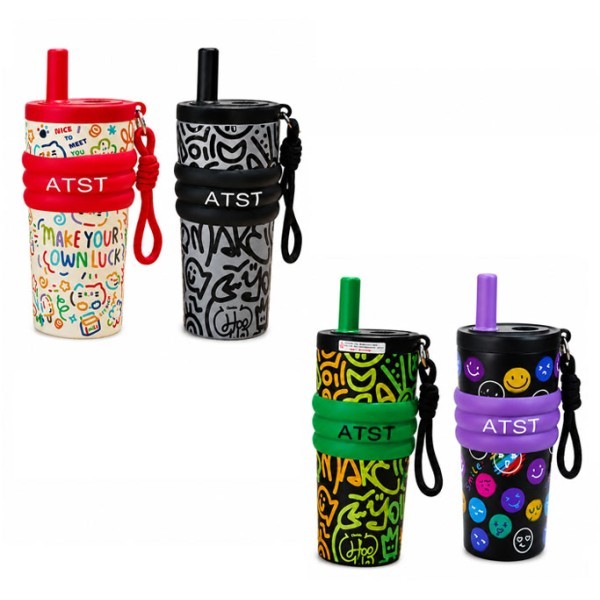 Get Lucky Παιδικό Παγούρι Θερμός 550ml Πράσινο 