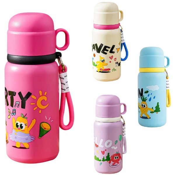 Crazy Fruits Παιδικό Παγούρι Θερμός 450ml Γαλάζιο
