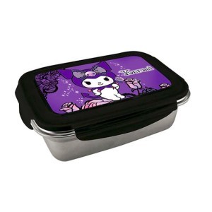 Purple Laces Δοχείο Φαγητού Kuromi 19x14x7 cm /880ml