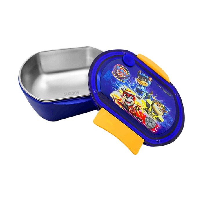Paw Patrol Δοχείο Φαγητού Stainless Steel & Πλαστικό PP 680ml 16,5x6,5x15cm