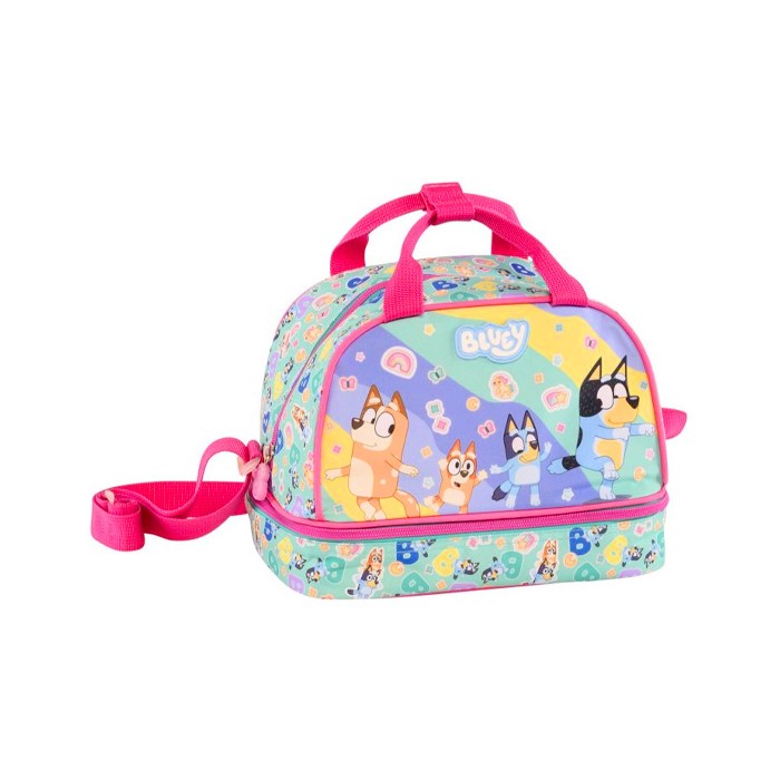 Stickers Rain Ισοθερμικό Τσαντάκι Φαγητού Bluey 22x16x20cm