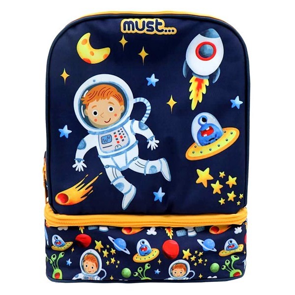 Must Yummy Space Adventure Ισοθερμικό Τσαντάκι Φαγητού 22x16x28cm