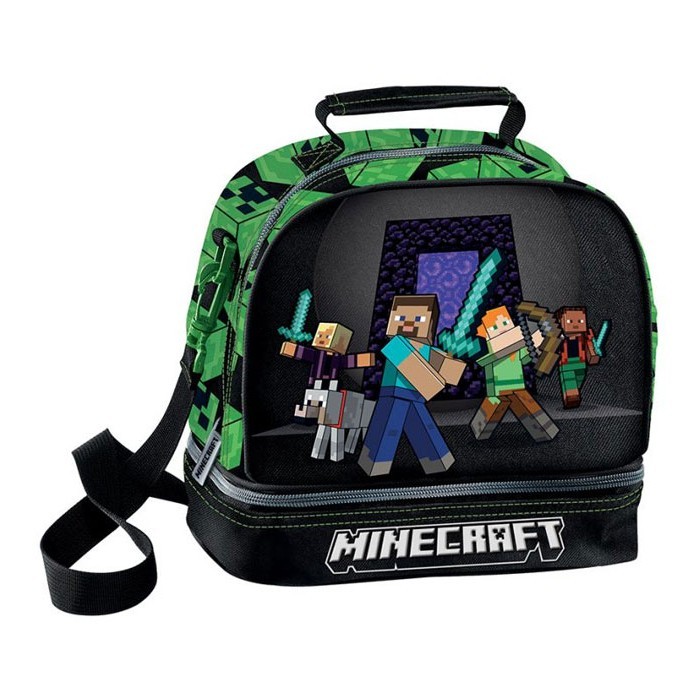 Minecraft Squad Τσαντάκι Φαγητού 22x16x20cm