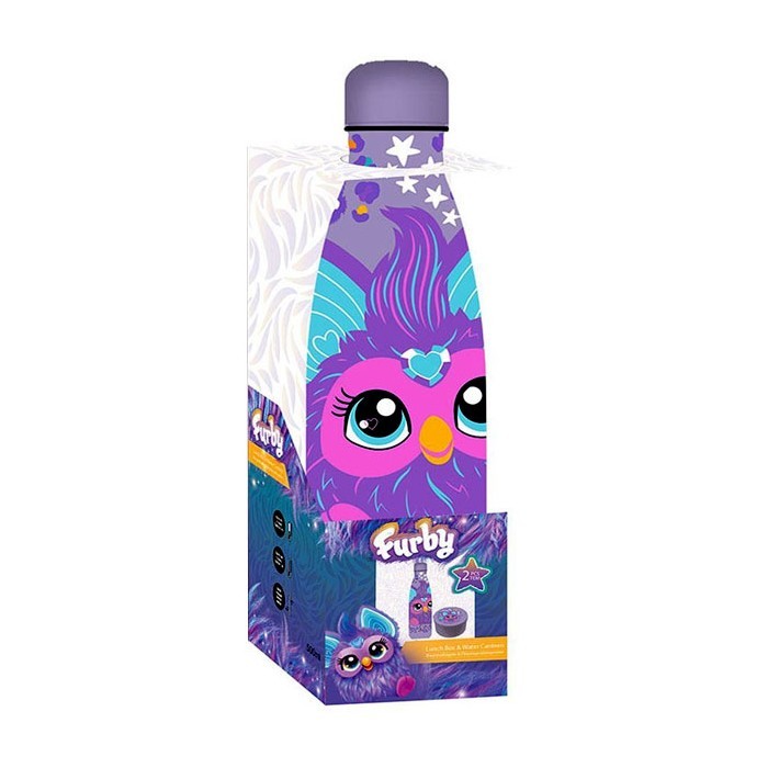 Furby Σετ Φαγητοδοχείο 130ml και Ανοξείδωτος Θερμός 500ml 