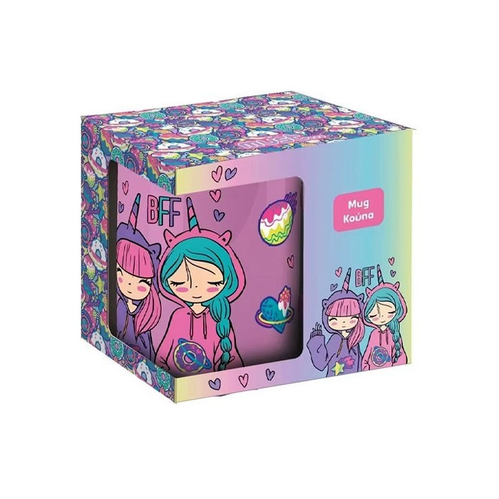 Best Friends Κεραμική Κούπα 340ml 9x7x5cm