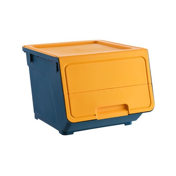 Boxy Κουτί Αποθήκευσης Κίτρινο Πλαστικό 38x41,5x30cm