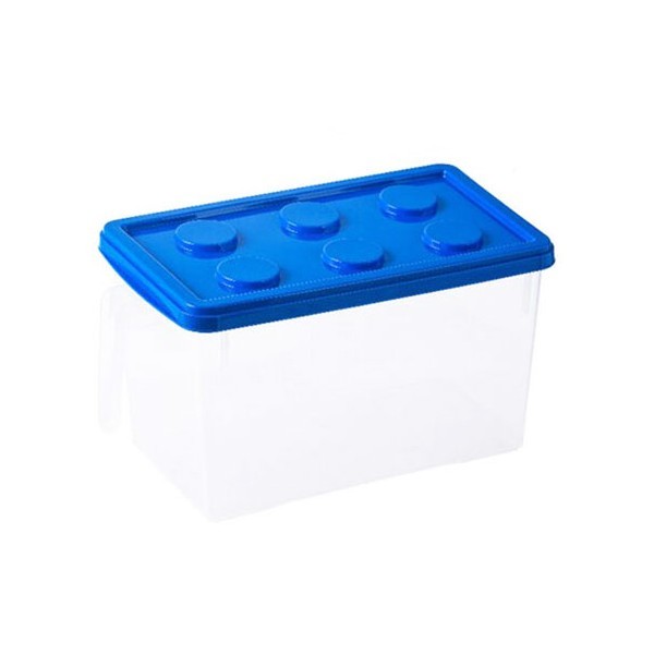 Kibo Κουτί Αποθήκευσης Παιχνιδιών Με Λαβή Μπλε 31,5x12,5x16cm