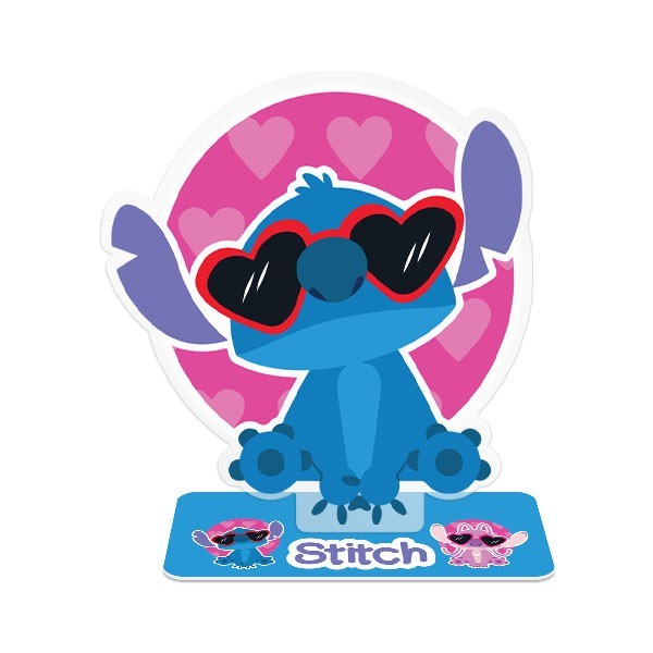 Stitch Blue Διακοσμητικό Plexiglass 21x23cm