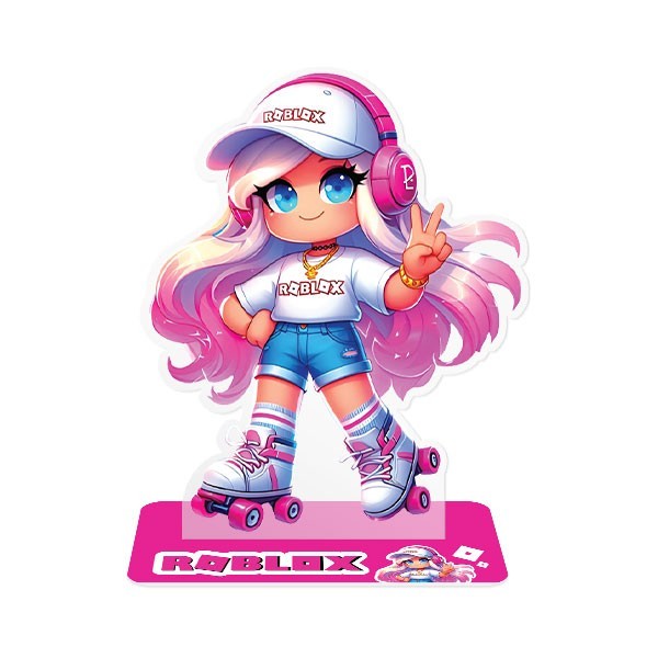 Roblox Girl Διακοσμητικό Plexiglass 21x25cm
