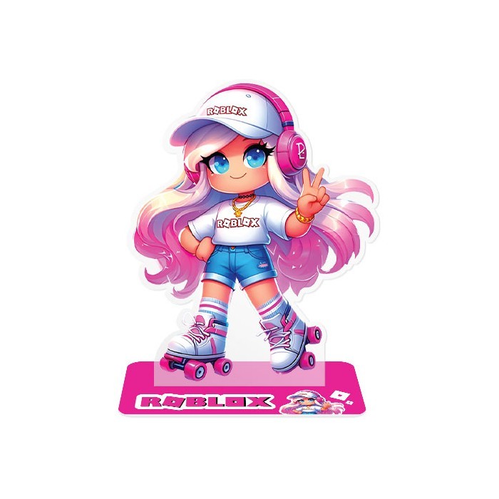 Roblox Girl Διακοσμητικό Plexiglass 21x25cm
