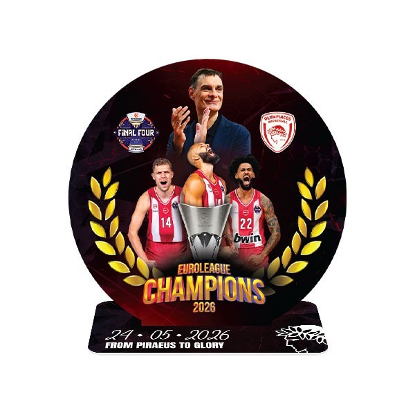 ΟΣΦΠ Euroleague 2026 Διακοσμητικό Plexiglass 25x25cm