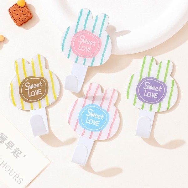 Sweet Love Χρωματιστός Γάτζος Τοίχου Κίτρινο Πράσινο