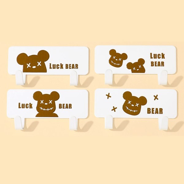 Luck Bear Διπλός Γάτζος Τοίχου Με Αρκούδα Two Luck Bear 