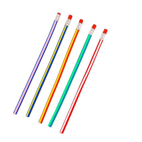Pencil Ελαστικά Μολύβια Σετ 5 Τεμαχίων