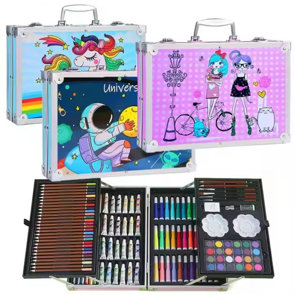 Drawing Kit Βαλιτσάκι με Σύνεργα Ζωγραφικής 145τμχ