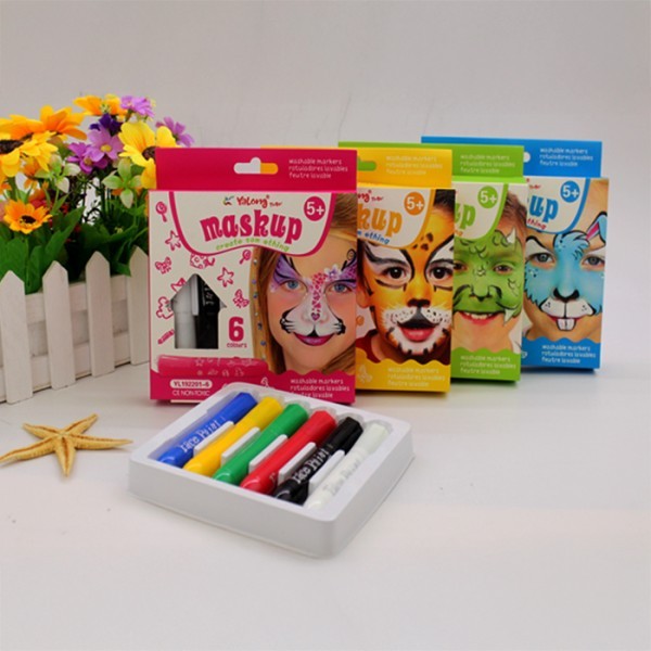 Paint Βαφές Προσώπου 6 Χρώματα Πράσινο