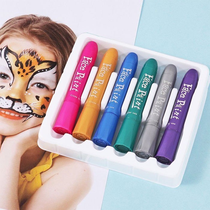 NeonFace Βαφές Προσώπου Neon 6 Χρώματα