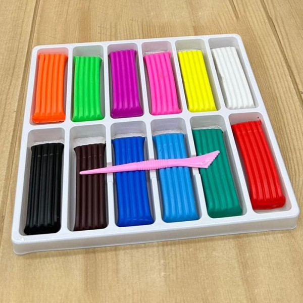 Clay Πλαστελίνες Σε Κουτί 10 Διαφορετικά Neon Χρώματα