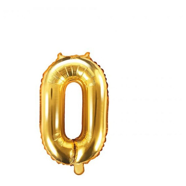 Numbers Μπαλόνι Αριθμός Νο0 Χρυσό