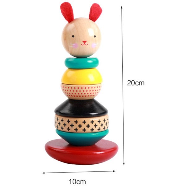 Rabbit Παιδικό Ξύλινο Παιχνίδι 10x16.5cm