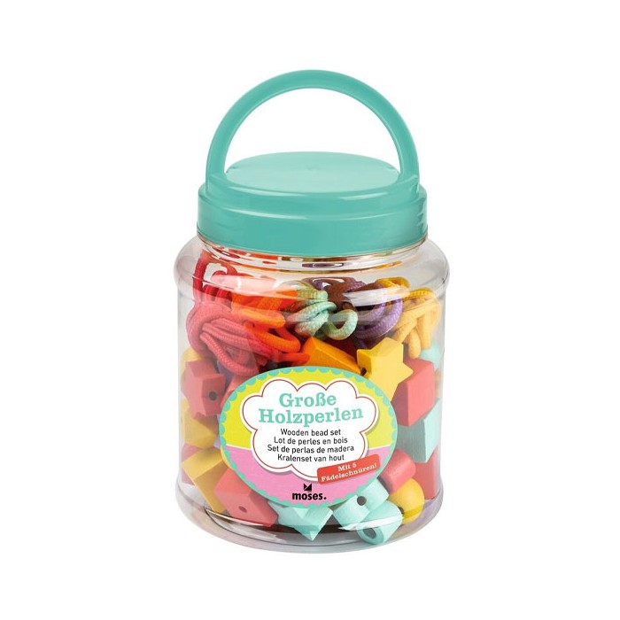 Perline Σετ Σε Κουτί Ξύλινες Χάντρες