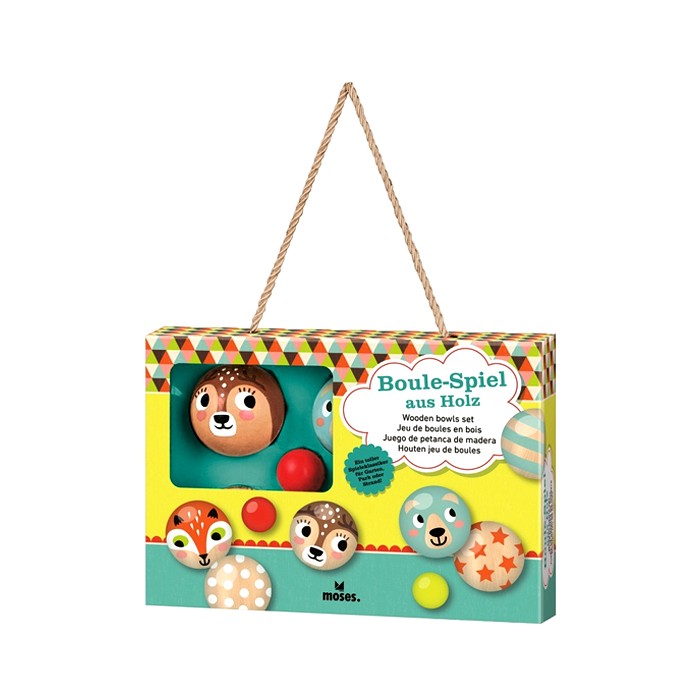 Boule Κλασικό Ξύλινο Παιχνίδι  6 μπάλες + 2 στόχοι