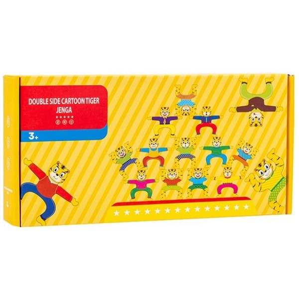 Tigers Ξύλινο Παιχνίδι Ισορροπίας Jenga 48 Τεμάχια 3+