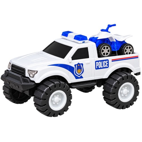 Inertial Police Car Πλαστικό Αστυνομικό Όχημα 3+ Λευκό