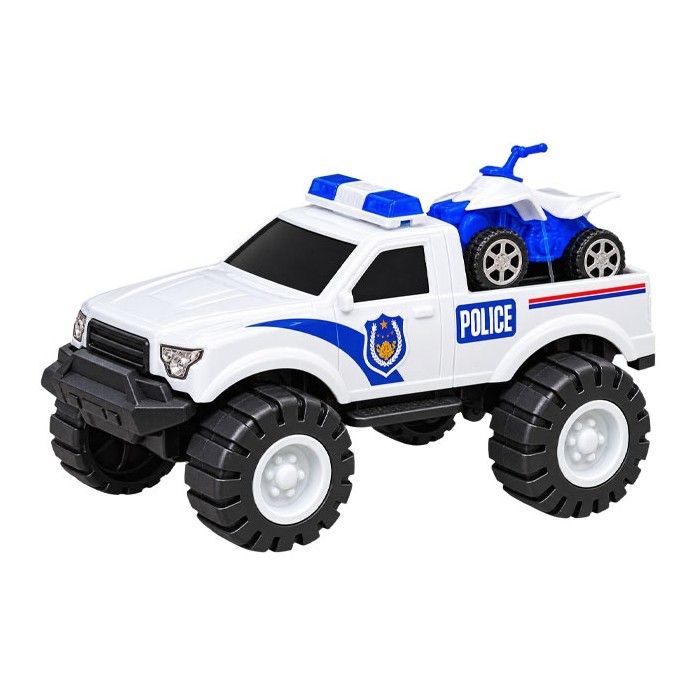 Inertial Police Car Πλαστικό Αστυνομικό Όχημα 3+