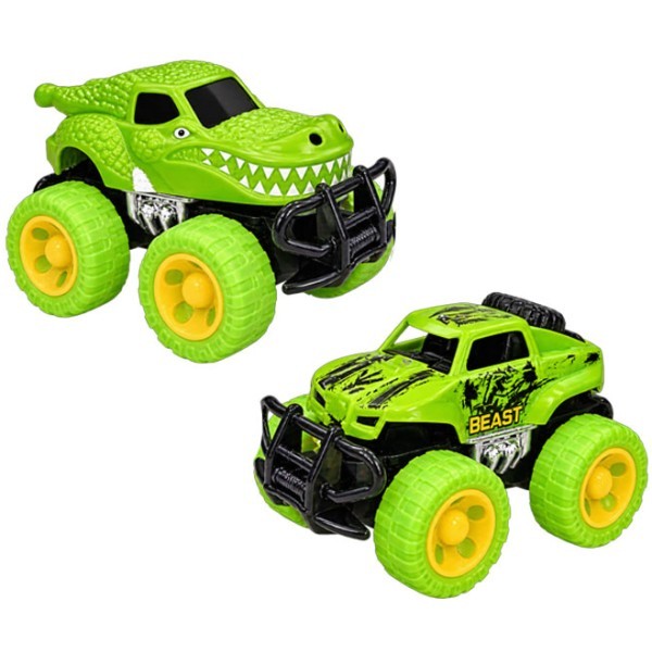 Off-Road Οχήματα Δεινόσαυρος VS Κροκόδειλος Σετ 2Τεμ 3+