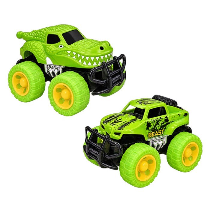 Off-Road Οχήματα Δεινόσαυρος VS Κροκόδειλος Σετ 2Τεμ 3+