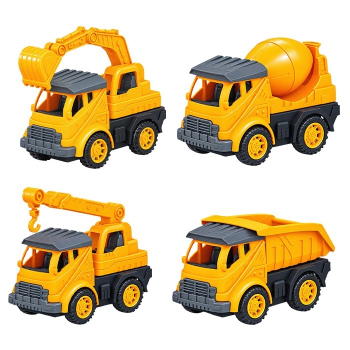 City Truck Κατασκευαστικά Οχήματα 6,5x13x9,5cm 3+ 